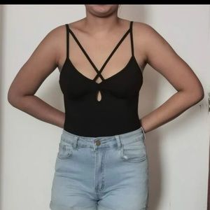 Womens bodysuit in black